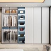 航空铝板柜平室开FUR门成品简约衣现代经衣济型卧家用小户型储物
