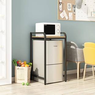 冰箱置架落地柜上方小家型迷你冰顶部收纳架用微波炉物多层小JOB
