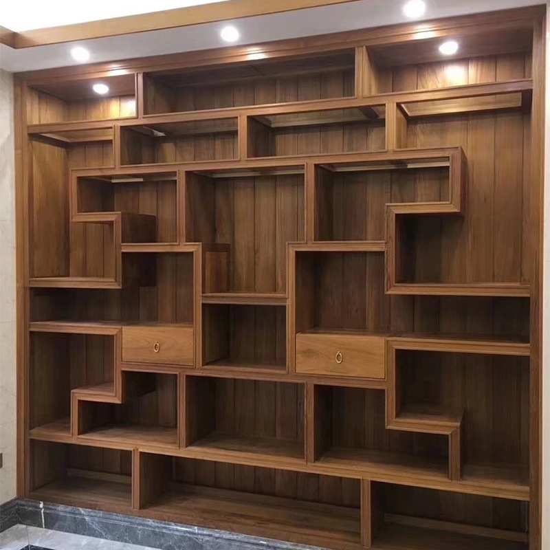 木材书架落地客厅简易置物架卧室收纳储物柜办公室物品展示柜实木