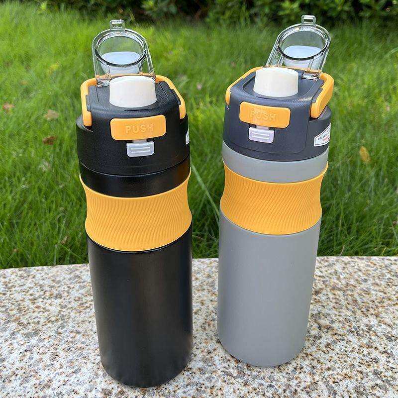 大容量保温杯2023新款316材质食品级双饮办公女生高颜值两用