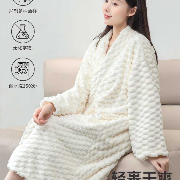 可穿式浴巾浴袍女2025新款比棉吸水速干洗完澡穿的浴裙四季通用F^