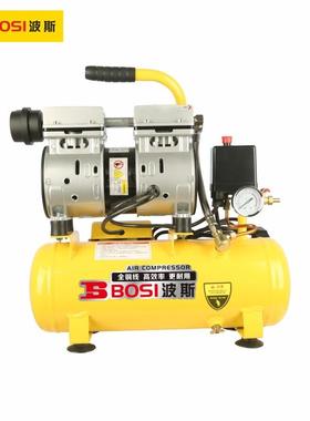 波斯气动220V小型600W无油空气压缩机空压机9LBS663015A