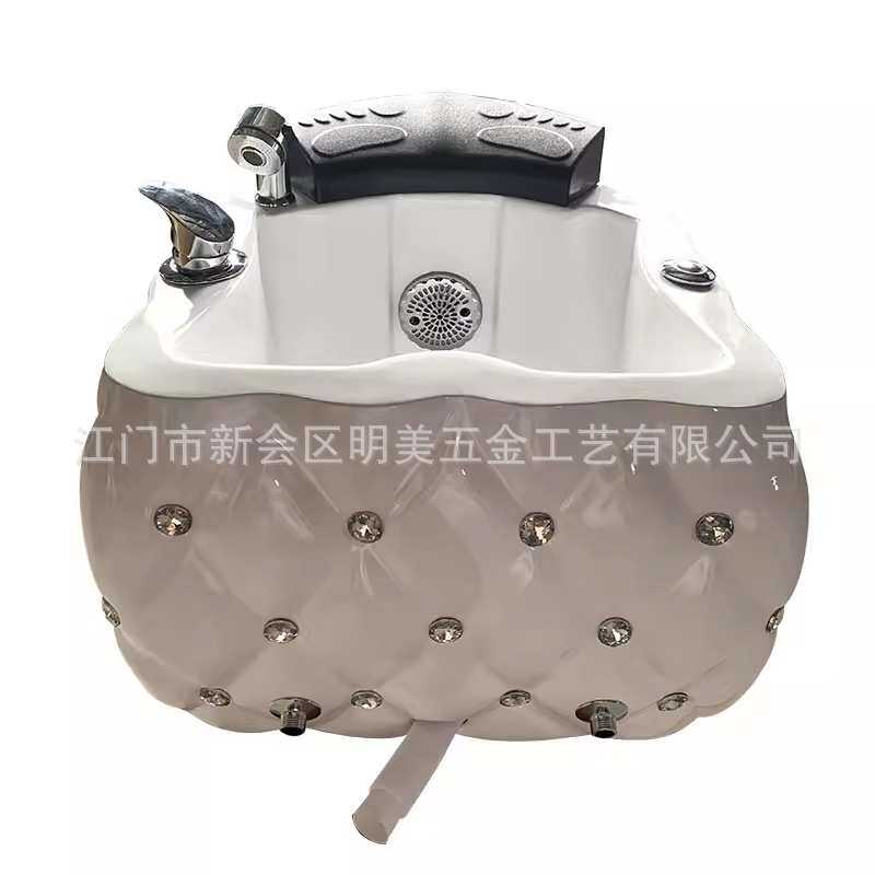 沐足店用亚克力足浴盘洗脚盆足浴冲浪彩灯沐足盆泡脚池泡脚桶