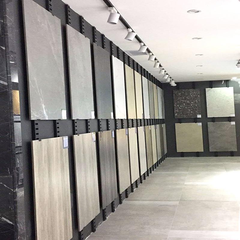 冲孔条瓷砖展示架石材样品架子陶瓷展架地板砖托架多功能挂墙立式