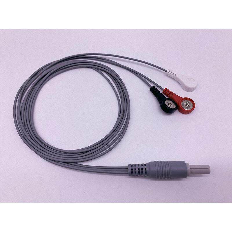兼容北海利赢TE-4000X心电监护仪心电图机动态远程心电导联线扣式