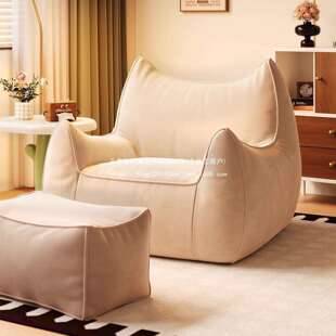 懒人沙发可躺可睡卧室单人毛毛虫小沙发豆袋床边靠背椅榻榻米座椅