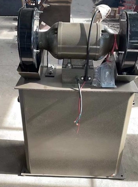 M3325除尘式砂轮机250型立式吸尘1.1kw/0.75kw小型带工作灯打磨机