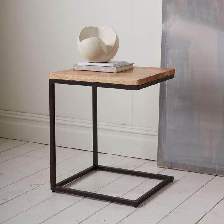 北欧家用实木茶几客厅卧室床头边几置物架酒店简约创意铁艺小方桌,电子元器件市场,其它元器件,淘宝优惠券,粉丝福利购,淘宝优惠卷