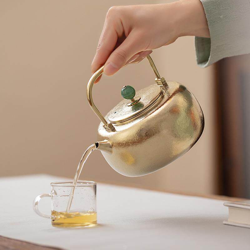 博友制钛小满钛提梁壶金玉款烧水壶户外露营野营茶壶野外煮水壶