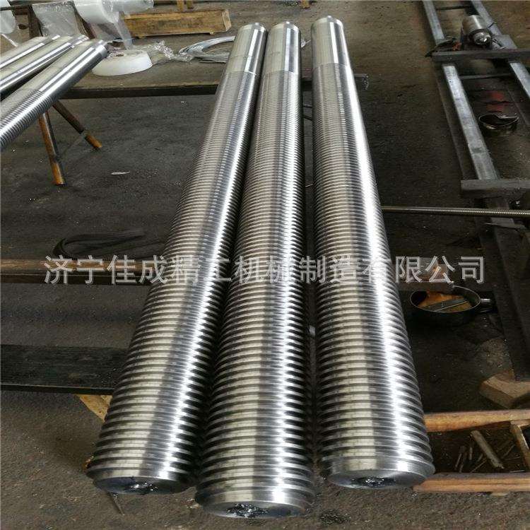 厂家加工机床丝杆大直径精密梯形丝杆方牙正反牙Tr60T70T80传动轴