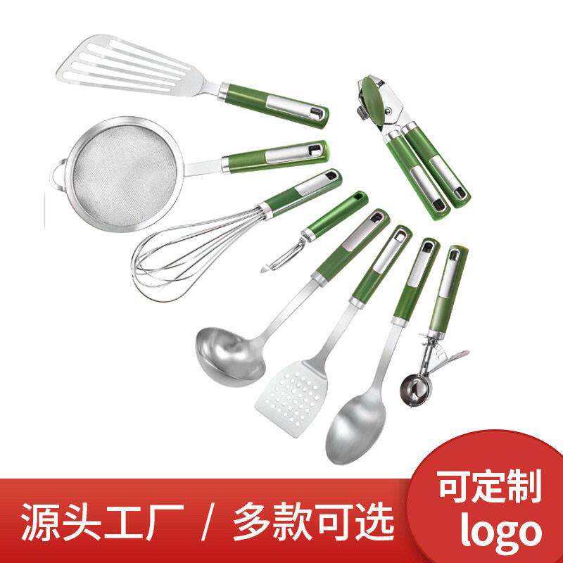 不锈钢家用厨具炒菜铲子勺套装烹饪用具全套料理厨房工具