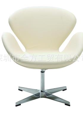 北欧白色家居旋转懒人休闲椅子客厅布艺椅婚礼贵宾座椅QF-B220-4