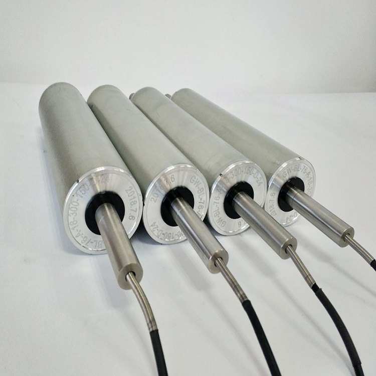 格瓦67电动滚筒50W~800W光伏电池板清洗机器人防水毛刷动力滚筒
