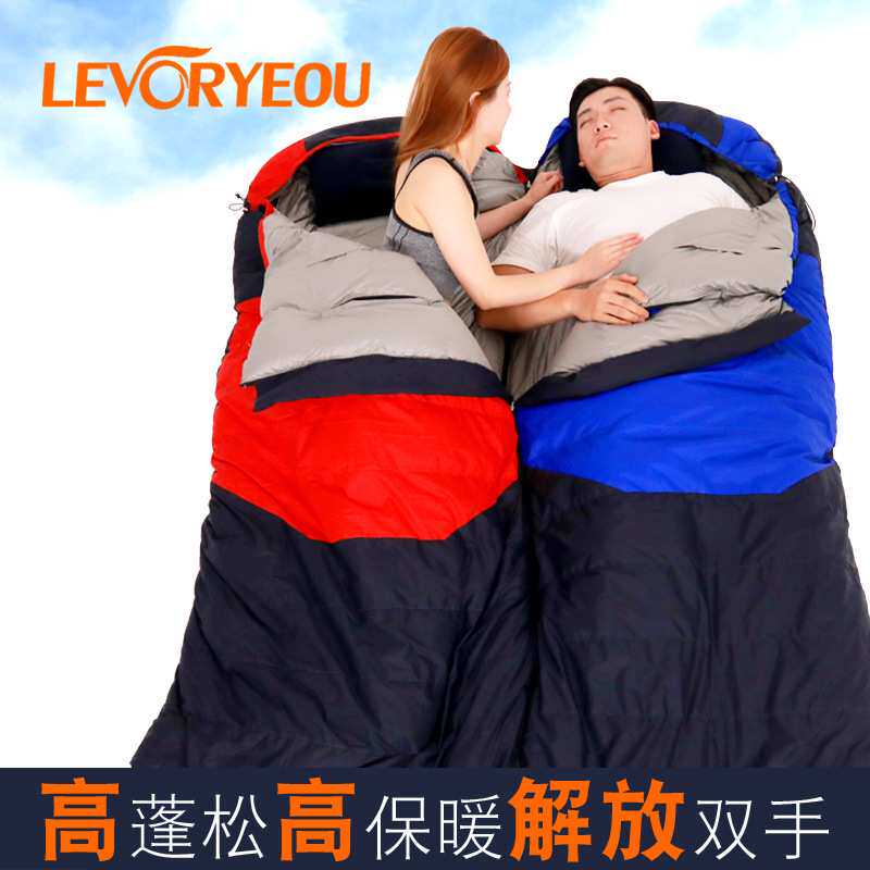 羽绒睡袋大人零下30度防寒户外鹅绒冬季露营寒区加厚20冬天超轻10