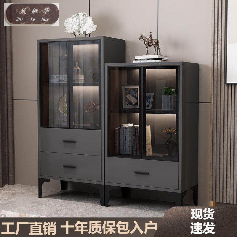 靠墙客厅柜多功能茶水电视边柜储物柜轻奢餐边柜简约现代儿童书柜