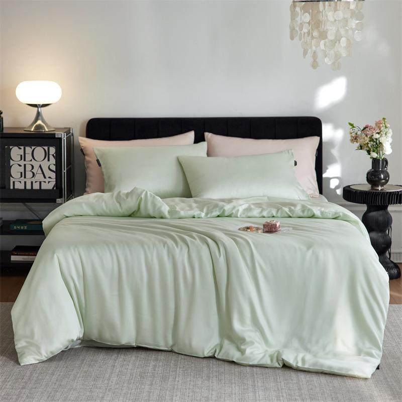 新款兰精天丝四件套纯色冰丝夏季裸睡床笠款床单被套床上用品1.8m,电子元器件市场,其它元器件,淘宝优惠券,粉丝福利购,淘宝优惠卷