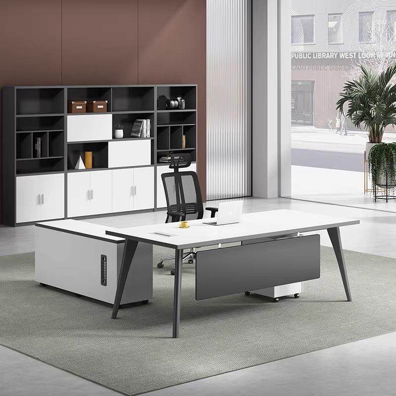 老板桌简约现代轻奢办公桌大班台总裁创意经理桌椅组合办公室家具,电子元器件市场,其它元器件,淘宝优惠券,粉丝福利购,淘宝优惠卷