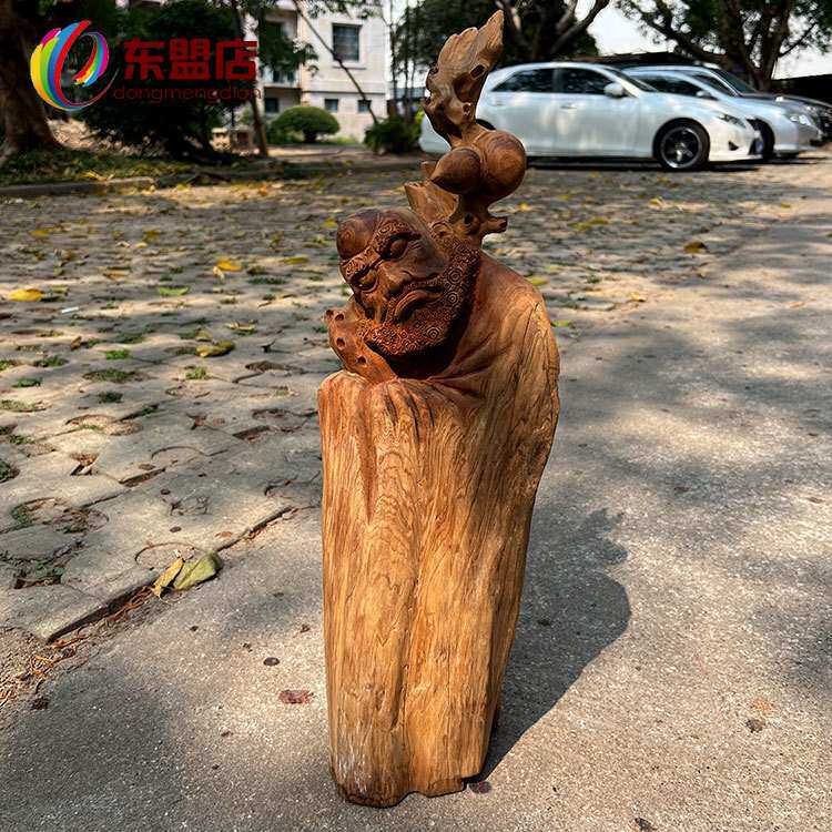 越南黄檀木根雕达摩摆件原木随型居家办公摆设奇香挂霜工艺品现货