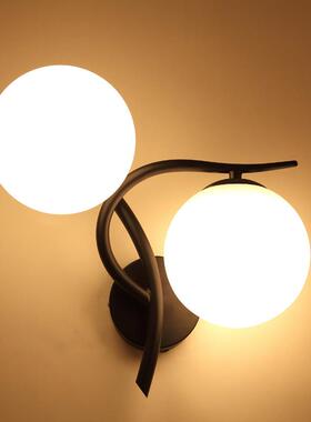 北欧美式现代简约温馨房间卧室床头灯LED壁灯楼梯阳台客厅墙壁灯