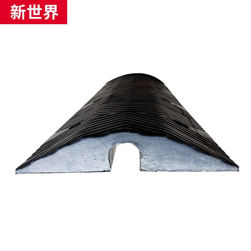 压线槽减速带橡胶电缆过路防压线板地面电线保护槽室内户外过线槽