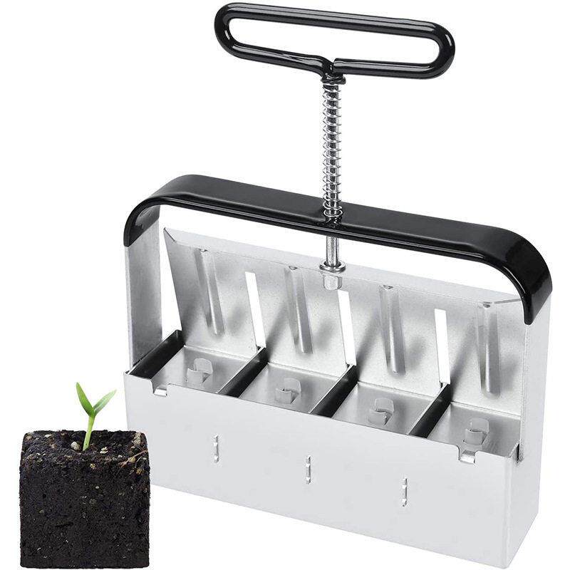 亚马逊 土壤阻滞器 手动 土块制造器 园林工具播种工具花园工具