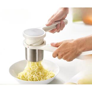 JosephJoseph多功能手动土豆泥压泥器旋压器儿童辅食捣碎器20100