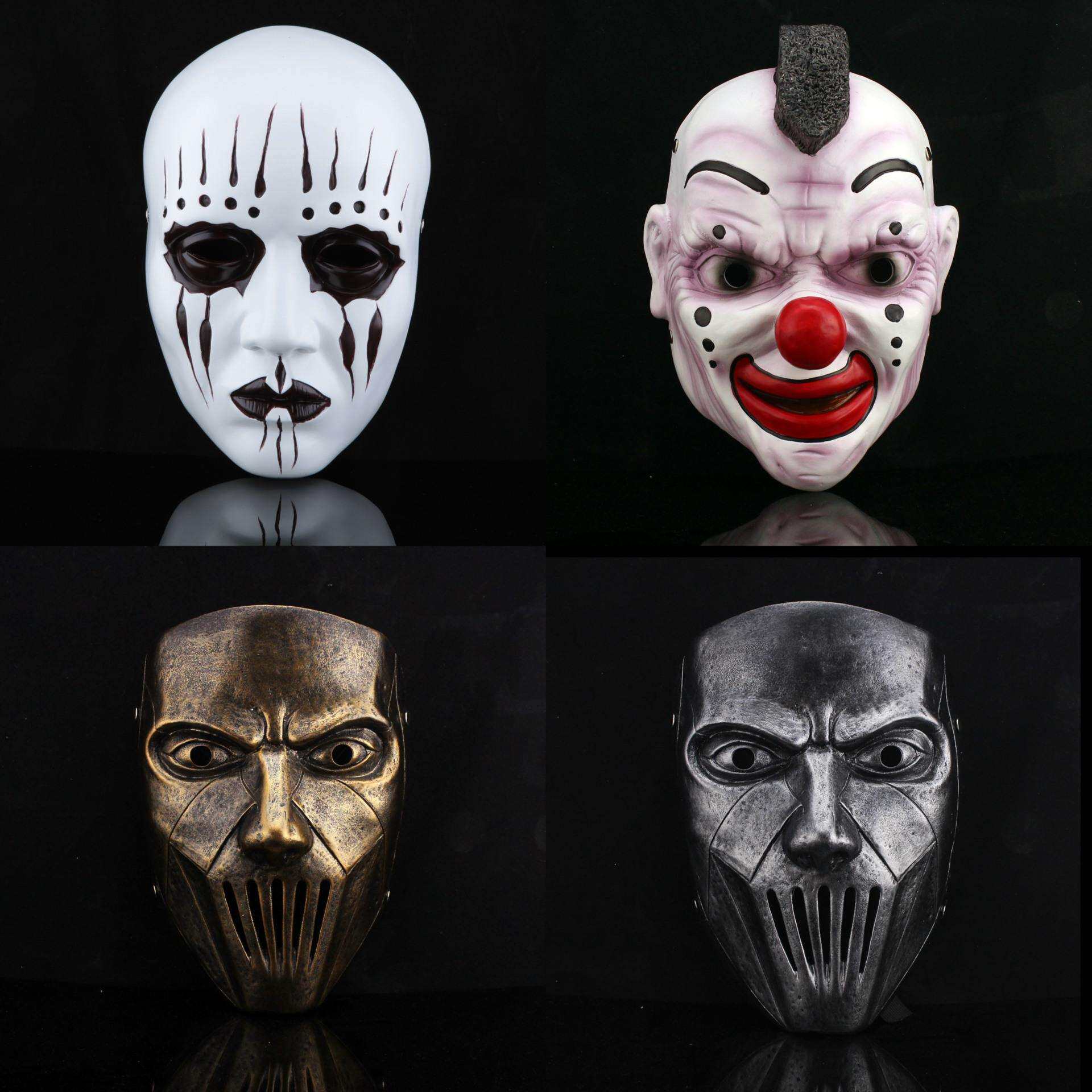 万圣节珍藏版主题树脂活结乐队SlipknotJoeyMask活结面具