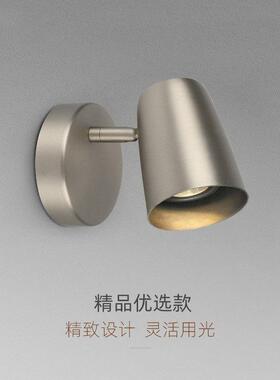 卧室床头灯LED阅读摇臂北欧房间轻奢现代简约创意跨境复古墙壁灯
