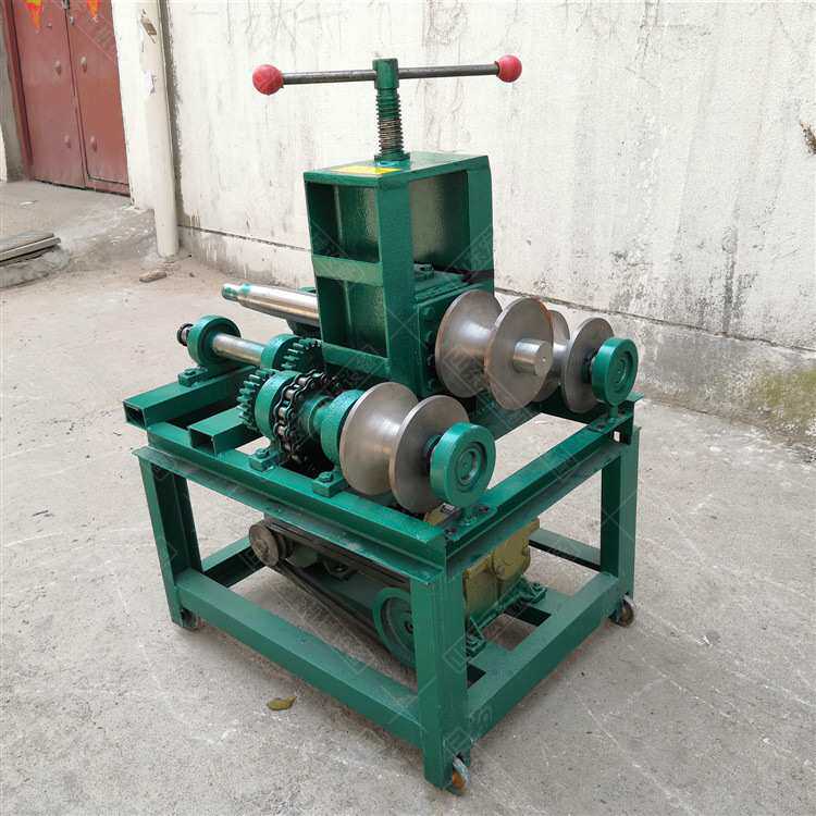 大棚弯管机不锈钢方管圆管电动弯管机小型立式76型弯弧机厂家发货
