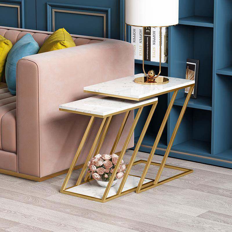 北欧边几时尚双层客厅小户型小茶几沙发边角几现代简约组合边角柜