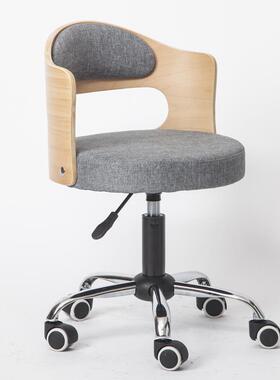 ft实木靠背书桌升降椅小户型现代简约书房电脑椅学生椅小巧家用转