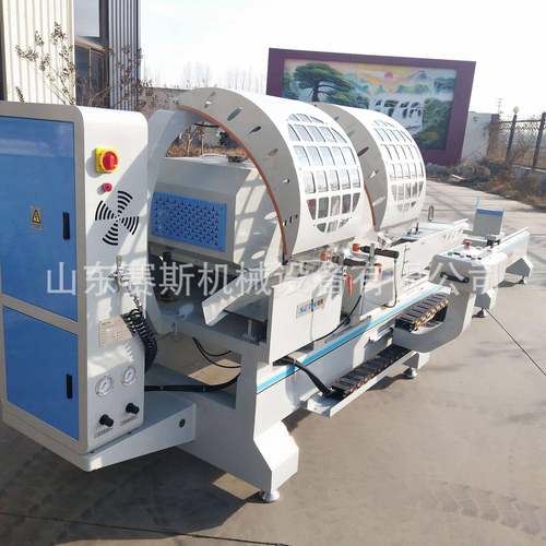 铝型材切割锯数控双头铝材切割锯任意角度下料锯数显精密锯