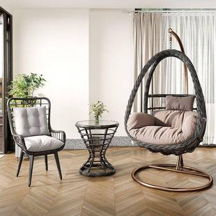 吊椅家休用鸟巢阳摇篮椅人吊篮藤椅室内秋千吊床无品牌/椅双子懒