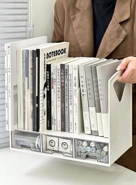 书立架桌书本收纳盒亚克力书桌置面物架学生桌75954书档架上书文