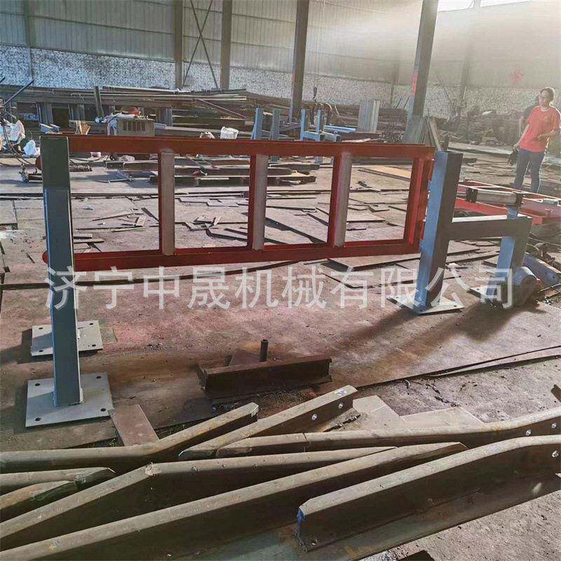 矿用风挡车栏钢管挡车栏挡矿用风动物流双向车装置工字梯挡车动栏