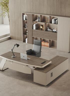 轻奢老板椅组合档高端烤漆TSZ总经理高总台裁大班豪华董桌事长办