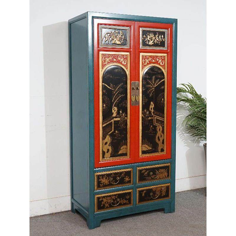 中式古典实木彩绘衣柜柜复古储物柜置收纳柜手绘仿高柜88096物古,玩具/童车/益智/积木/模型,垂直悬浮玩具,淘宝优惠券,粉丝福利购,淘宝优惠卷