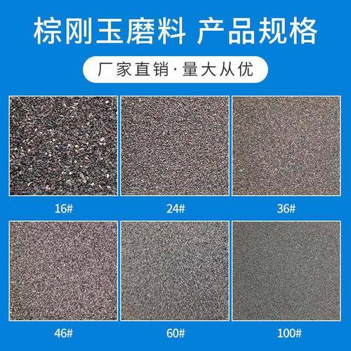 棕除刚玉砂金刚砂锈棕刚喷AIP玉砂料机磨金刚砂喷砂研磨除锈抛光