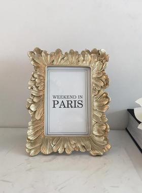 树脂工艺品欧式复式树叶6寸相框画框相美架摆台创古意家居UIA装饰