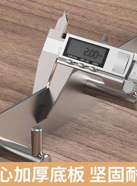 防盗打门上挂8cm厚门创钩意304不锈钢卧室户入门后衣服收纳钩WWM