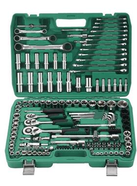 151套汽多功能修合棘轮板套筒机修件手组70476套管汽车修理维修工