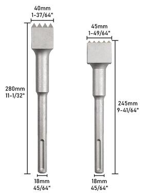 SDSM墙a能x方头圆柄合金钢钻头多功混凝土破碎头用于凿水95582泥