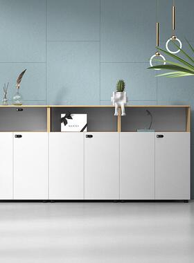 WHK办公柜办公质室资料柜储文档案柜展示柜矮柜地柜带锁木办物公