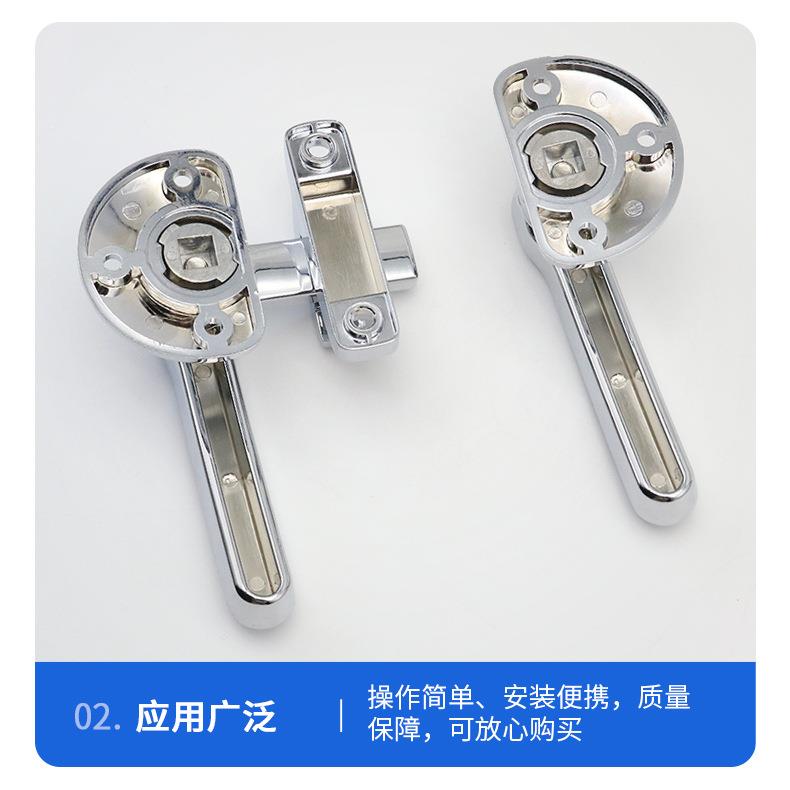 重型锌合金把手加厚双门旋转把手XG03-008烤备蒸柜门拉手工业设箱