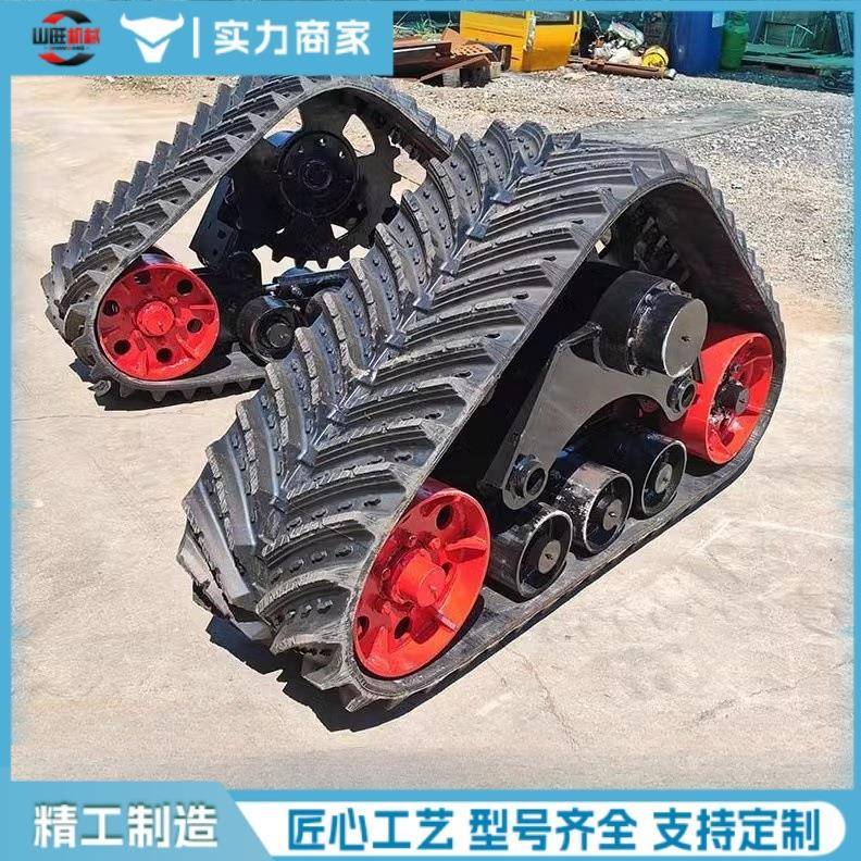 三形角履带LJB底盘巡检底盘型橡胶履底盘电动遥控小全地带行走