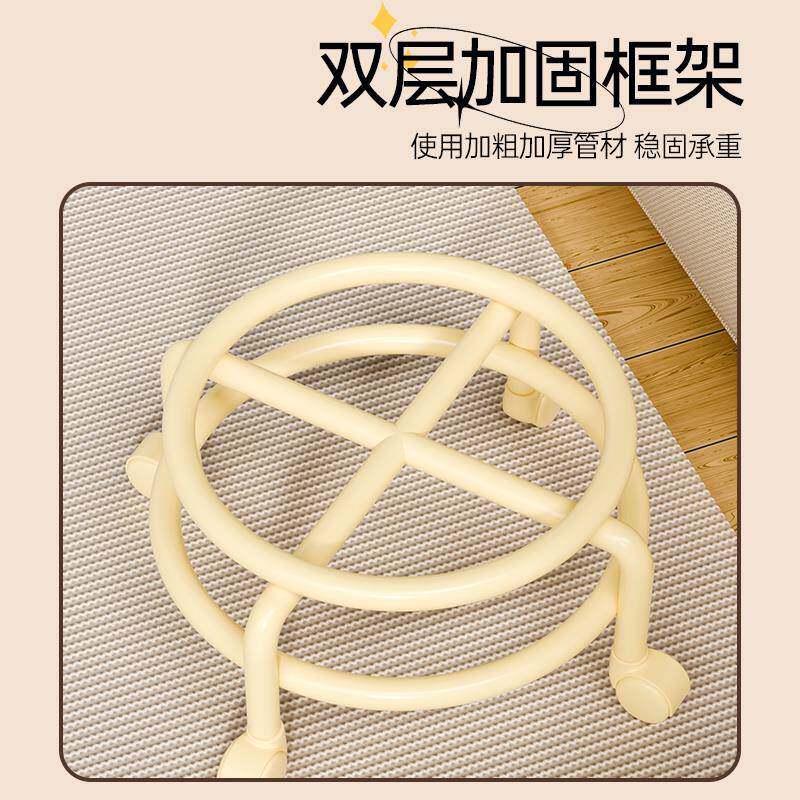 ?家多巴胺万向轮小ECD凳子用滑轮矮凳童凳小儿椅子可移板动客厅沙