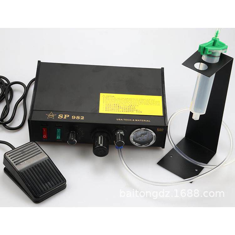 全自动数显点胶FJV机8踏3点A脚胶机半自动点胶机982/A滴9胶机