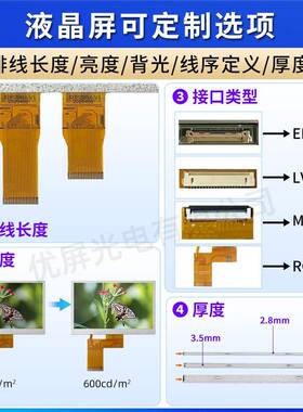 110.0寸显示触摸屏104*60分辨率工控设备液晶触2摸屏框贴IAV合总