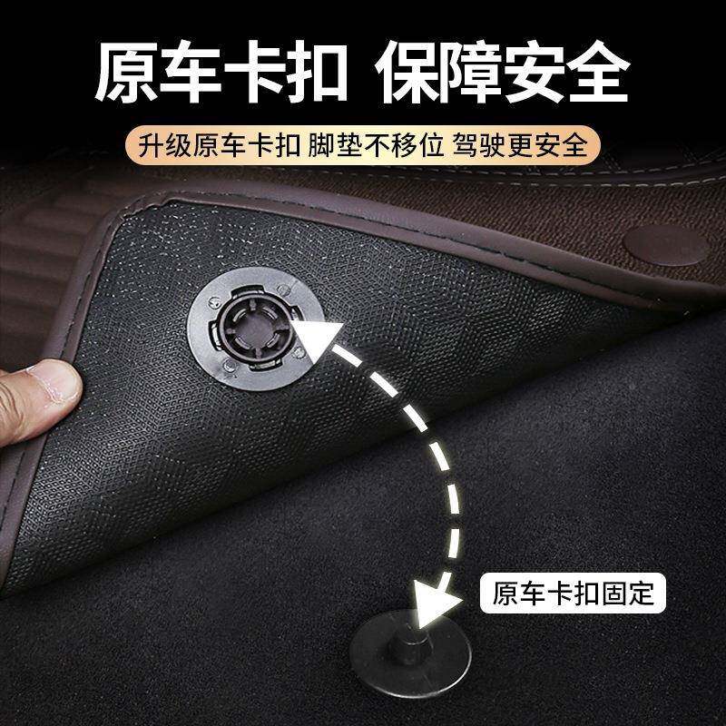 汽围车脚圈垫全包专车专用JKV202新款老款车5内地垫车用垫子丝脚