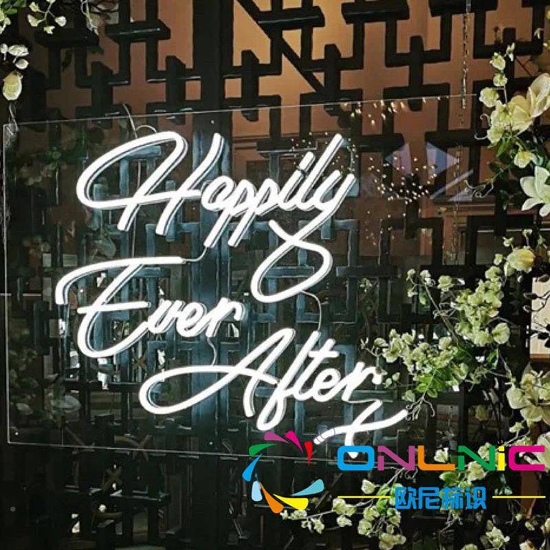 leld霓虹灯婚礼文字d款灯霓虹字母灯轮廓RHI灯e装饰广告标识灯牌